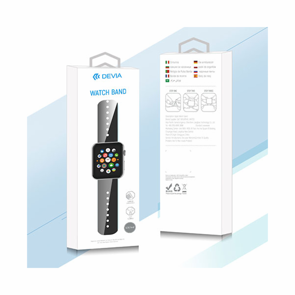 Devia Apple Watch Deluxe Series Sport Band 44/45/46mm - B...