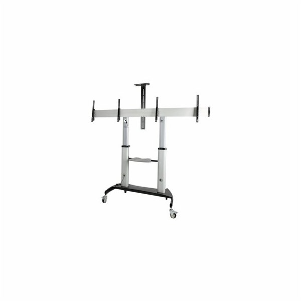 StarTech.com Dual TV Cart for 37-60in VESA TVs up to 110l...