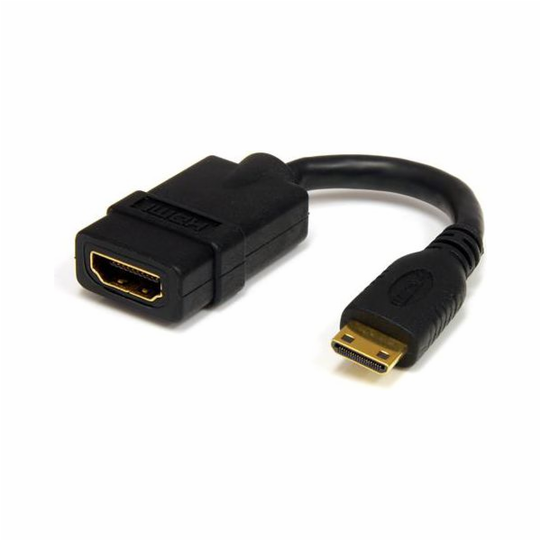 StarTech.com 5in Mini HDMI to HDMI Adapter, 4K High Speed...