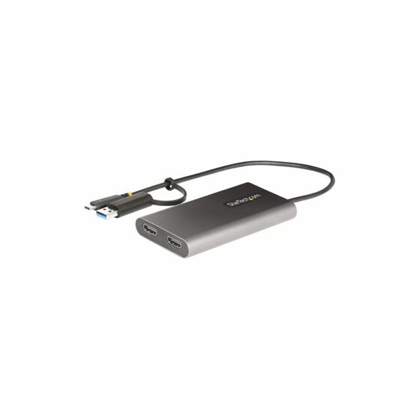 StarTech.com USB-C to Dual-HDMI Adapter, USB-C or A to 2x...