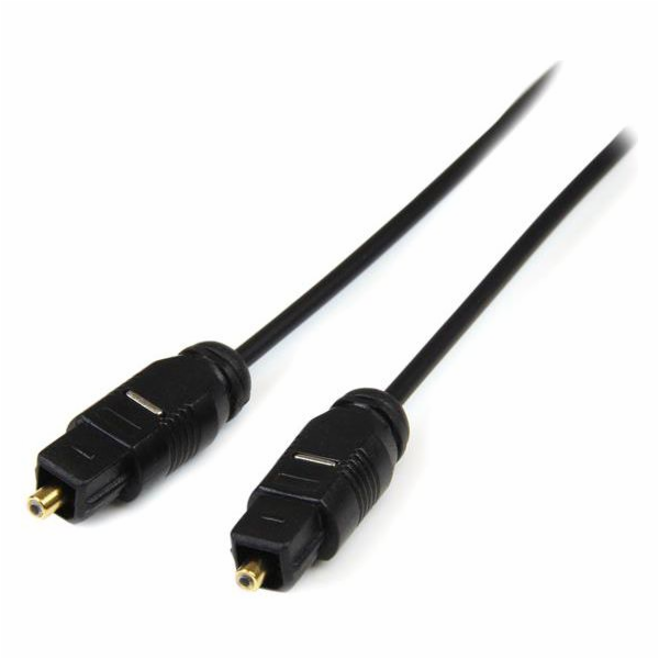 StarTech.com 15 ft Thin Toslink Digital Optical SPDIF Aud...