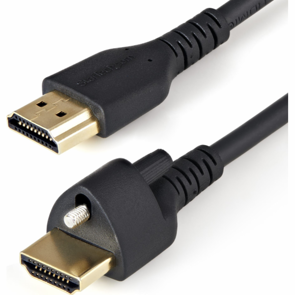 StarTech.com 2m (6ft) HDMI Cable with Locking Screw, 4K 6...