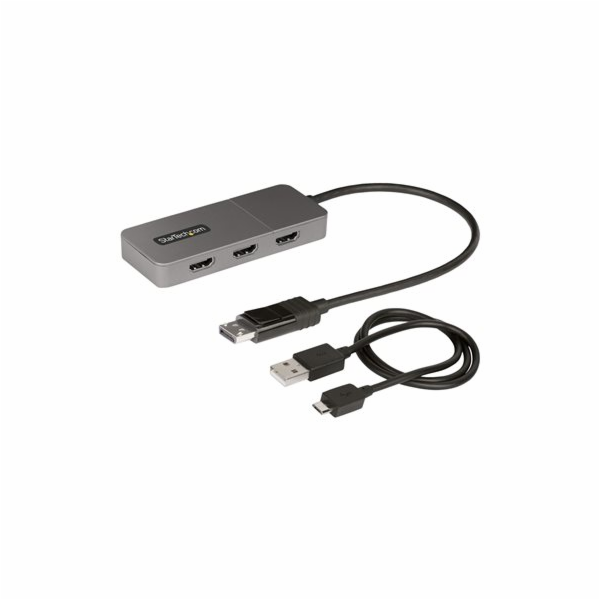 StarTech.com 3-Port MST Hub, DisplayPort to Triple HDMI M...