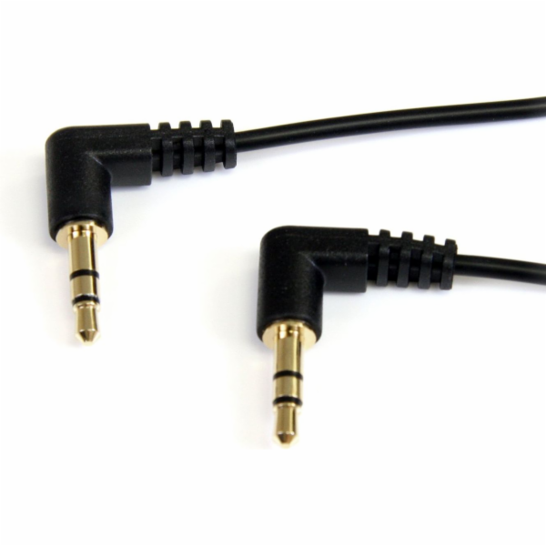 StarTech.com 1 ft. (0.3 m) Right Angle 3.5 mm Audio Cable...