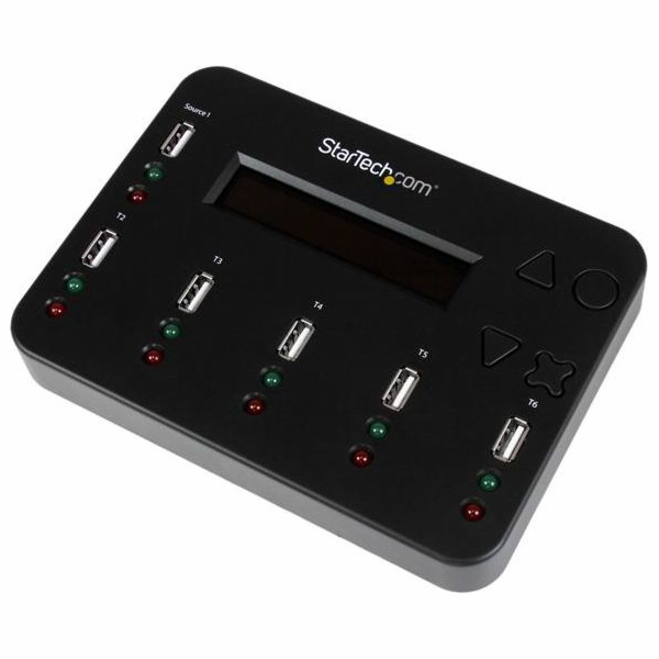 StarTech.com Standalone 1:5 USB Flash Drive Duplicator an...