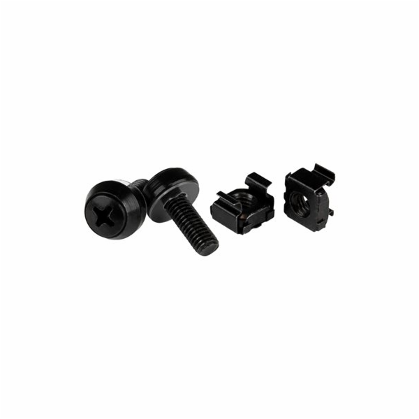 StarTech.com M6 Cage Nuts and Screws - 50 Pack - 12mm Rac...