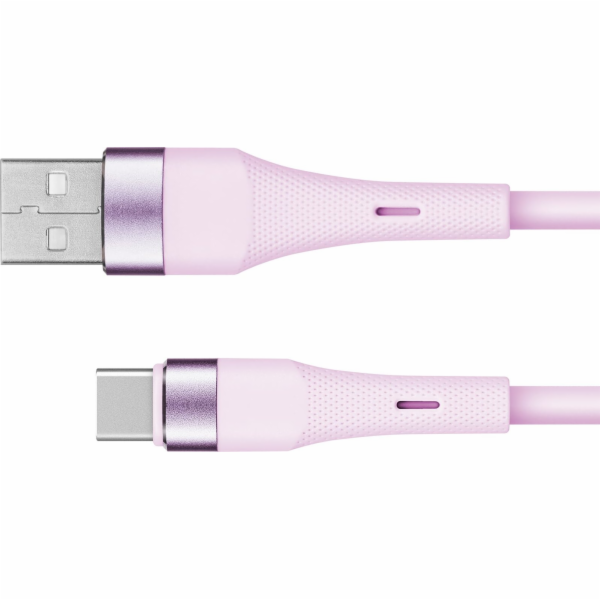 Kabel KRUGER & MATZ KM1268-1P Basic USB/USB-C 1m Pink