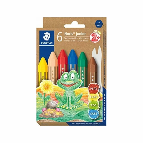 STAEDTLER Voskovky "Noris Junior", 6 barev, jumbo 224 C6