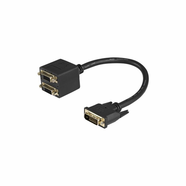 StarTech.com 1 ft DVI-D to 2x DVI-D Digital Video Splitte...