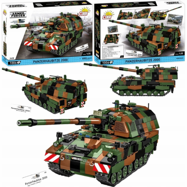 Cobi COBI ARMED FORCES /2628/ PANZERHAUBITZE 2000 1006 TŘÍD.