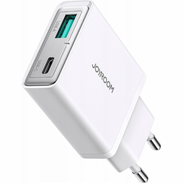 Joyroom mains charger JR-TCF14 (A+C) Super Slim 20W (white)