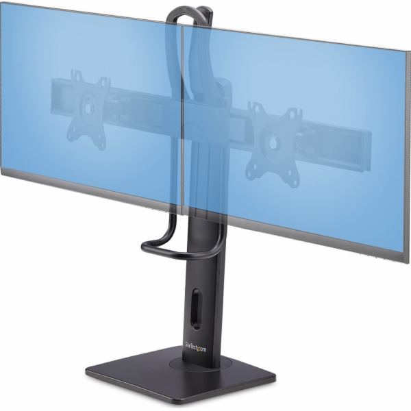 StarTech.com Crossbar Dual Monitor Desk Stand, Double 27i...