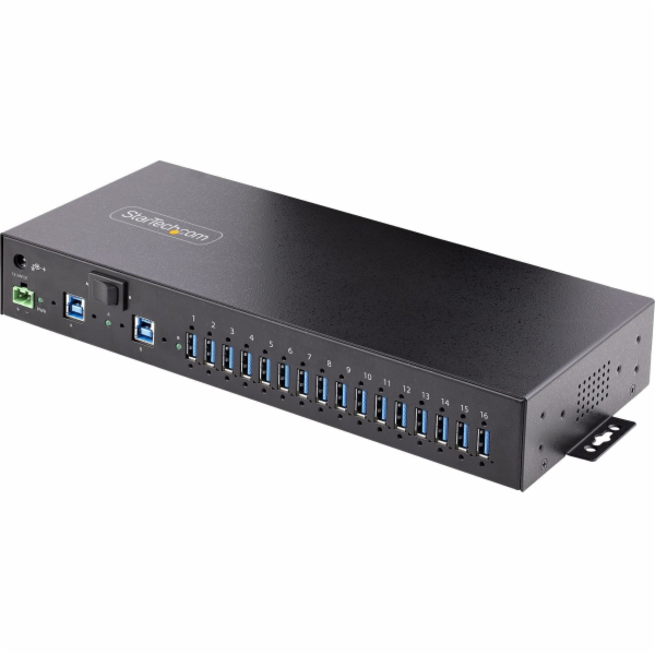 StarTech.com 16-Port Industrial USB 5Gbps Hub with Power ...