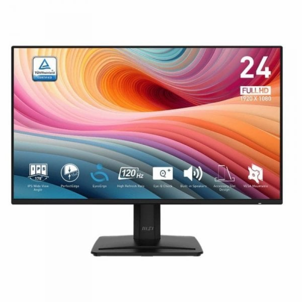 MSI Pro/MP242A E2/23,8"/IPS/FHD/120Hz/1ms/Černá/2R