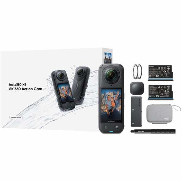 Insta360 X5 Bundle outdoorová sportovní kamera 72 MP 8K U...