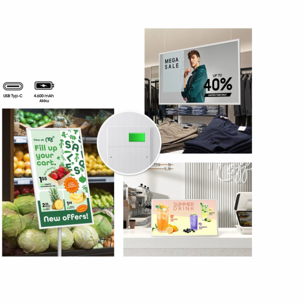 32" LED Samsung EM32DX - E-ink