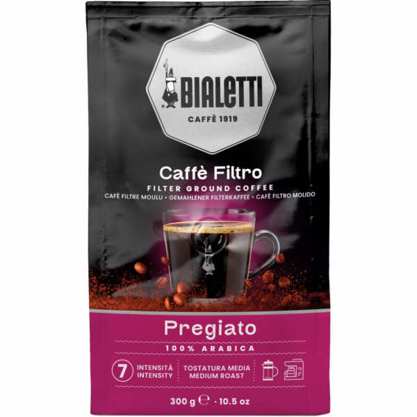 Bialetti Filtro Pregiato gemahlen 300 g für French Press