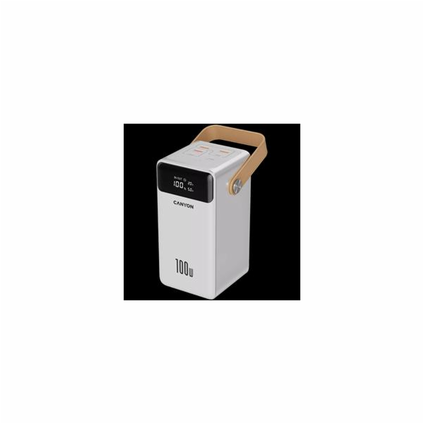 CANYON Power Bank PB-610, 60000 mAh PD 100W, white
