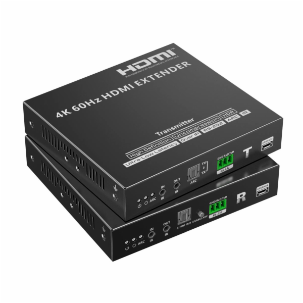 PremiumCord 4K@60Hz HDMI profesionální nekompresovaný ext...