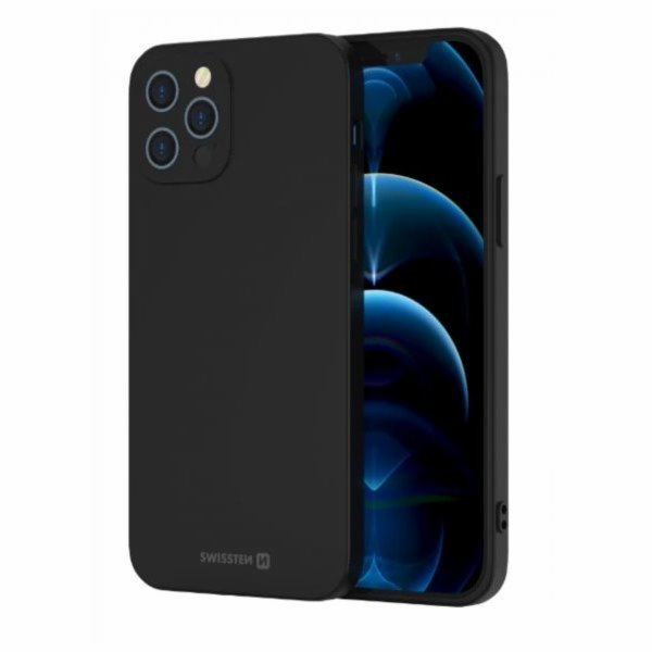 Swissten pouzdro SOFT JOY PRO APPLE IPHONE 16e ČERNÉ