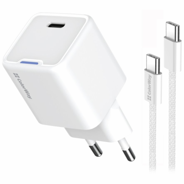 COLORWAY 1x USB-C/ síťová nabíječka/ GaN/ PD/ PPS/ 30W/ V...