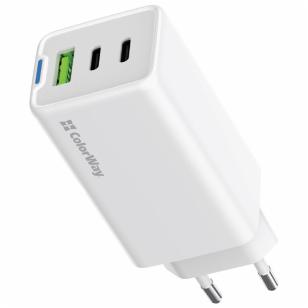 COLORWAY 2x USB-C, 1x USB-A/ síťová nabíječka/ GaN/ PD/ P...