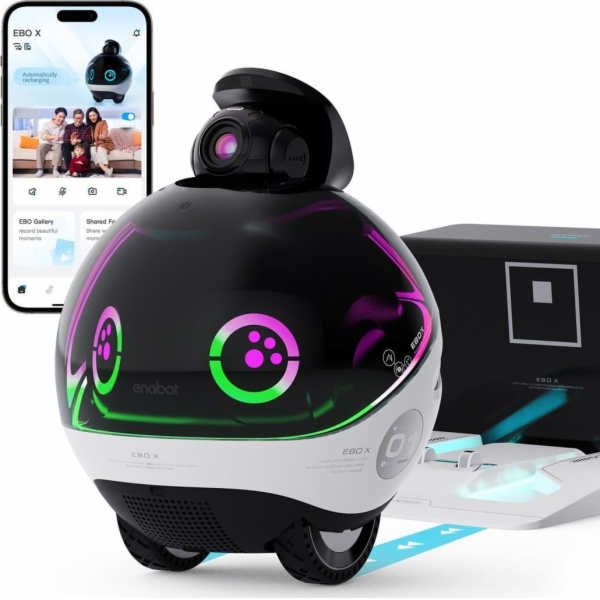 Enabot EBO X Familienroboter mit 4K Überwachungskamera