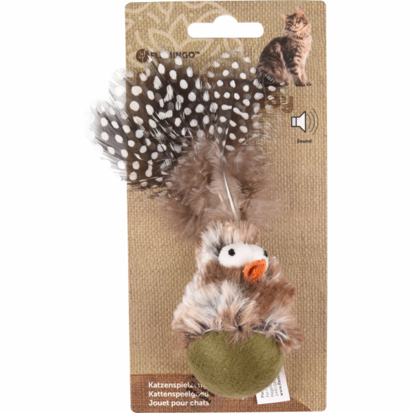 Flamingo Natura Delight Elektronická hračka pro kočky 11cm