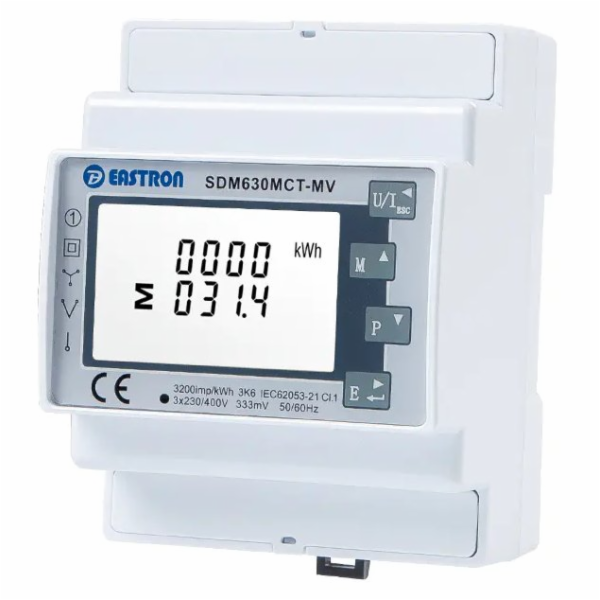 Eastron SDM630MCT-MV (NON-MID), 0,333mV vstup Modbus, RS4...