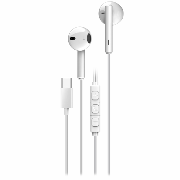 GENIUS headset HS-M366 White/ bílý/ USB-C/ 360° rotační klip