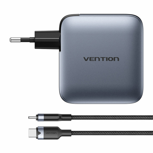 Napájecí nabíječka Vention 3x USB-C, 1x USB-A, (100W/100W...