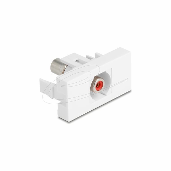 Delock - Easy 45 - zacvakávací modul - RCA - 1 souprava -...