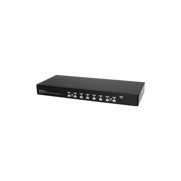 StarTech.com 8 Port 1U Rackmount USB KVM Switch Kit with ...