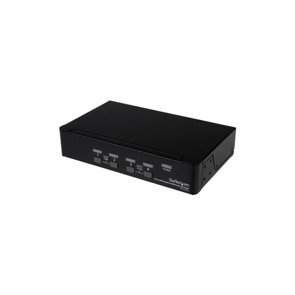 StarTech.com 4 Port DisplayPort KVM Switch w/ Audio - USB...
