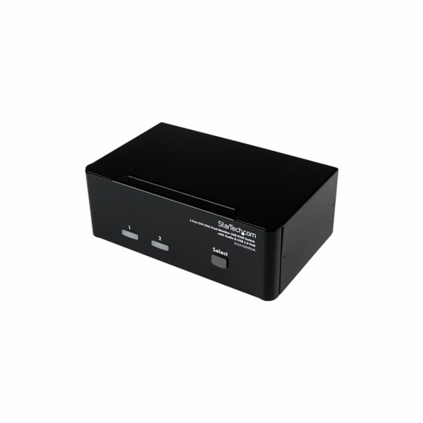 StarTech.com 2 Port KVM Switch - DVI and VGA w/ Audio and...
