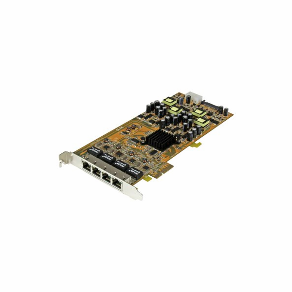 Startech 4 Port Gigabit PoE (Power over Ethernet) Card - ...