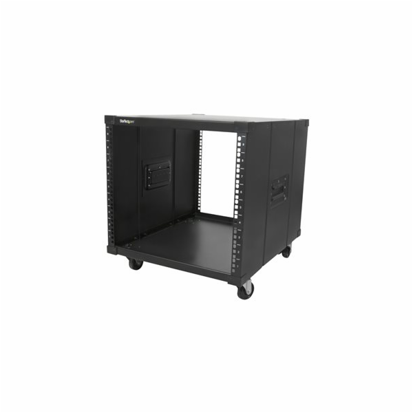 StarTech.com 9U Open Frame Rack with Wheels - 4 Post 23" ...