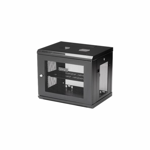 StarTech.com 2 Post 9U 19" Wall Mount Network Cabinet, Ad...