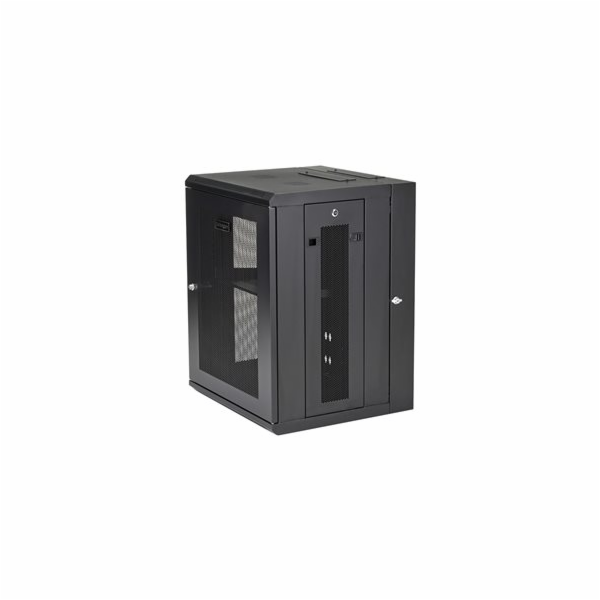 Startech 15U 19" Wall Mount Network Cabinet, 16" Deep Hin...