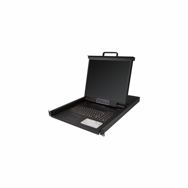 StarTech 8 Port Rackmount KVM Console with 6ft Cables, In...