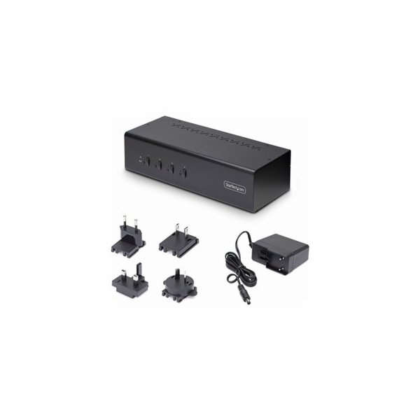 StarTech.com 4-Port Dual-Monitor DisplayPort KVM Switch, ...