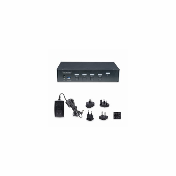 StarTech.com 4-Port DisplayPort KVM Switch, 4K 60Hz, TAA ...