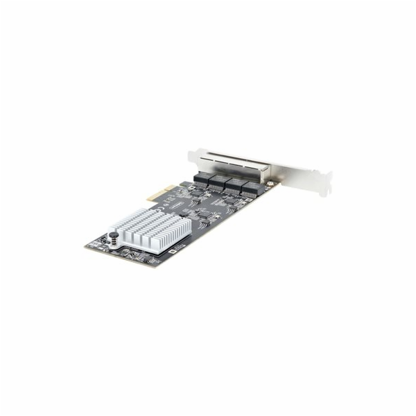 StarTech.com 4-Port 2.5Gbps NBASE-T PCIe Network Card, In...