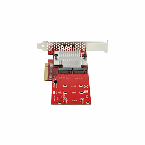 StarTech.com Dual M.2 PCIe SSD Adapter Card, x8 / x16 Dua...
