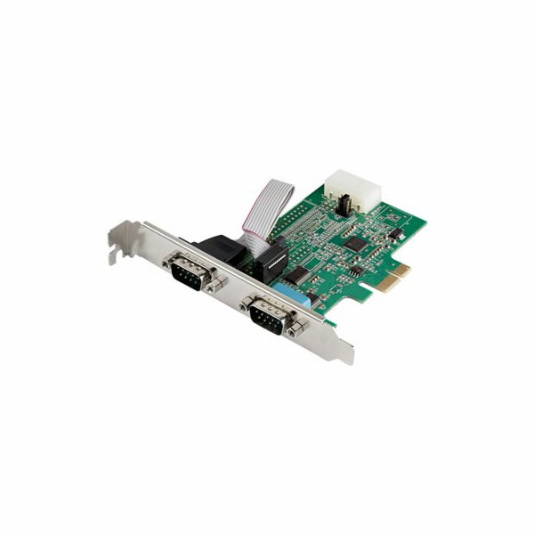 Startech 2-port PCI Express RS232 Serial Adapter Card, PC...