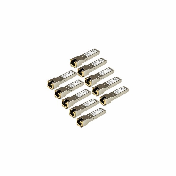 Startech 10 Pack of HPE J8177C Compatible SFP Module, 100...