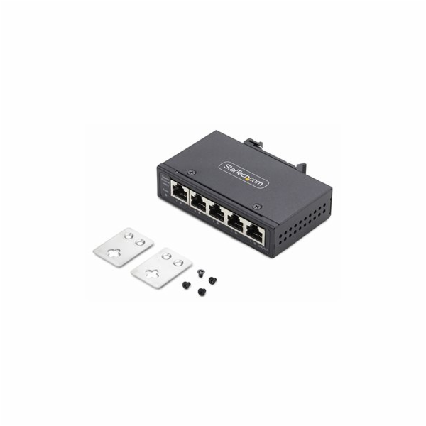 Startech 5-Port Unmanaged Industrial Ethernet Switch - IP...