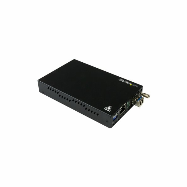 StarTech.com Singlemode (SM) LC Fiber Media Converter for...