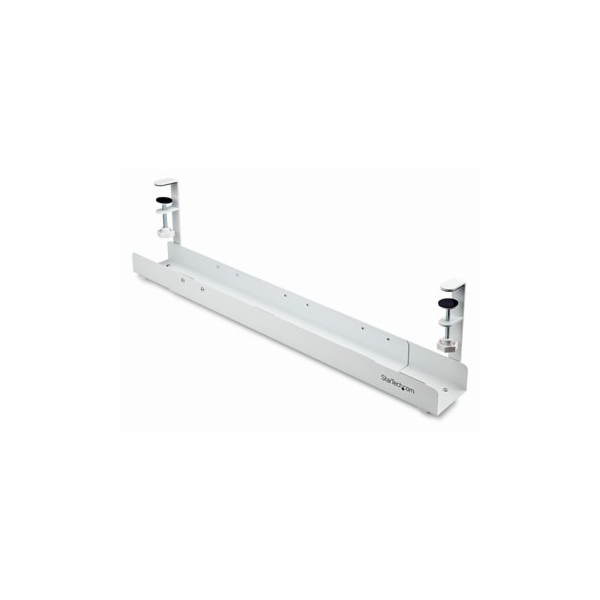 StarTech.com Under Desk Cable Management Tray, Clamp-on I...