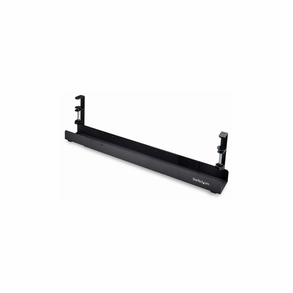 StarTech.com Under Desk Cable Management Tray, Clamp-on I...